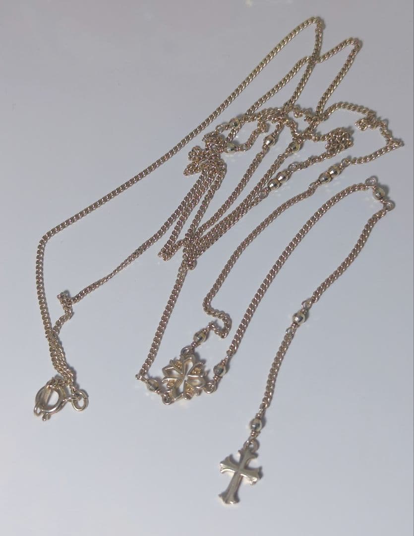 Agete Lariat Rosary Y-Shaped Necklace in gold sterling silver with 50 cm length and 1 cm top size