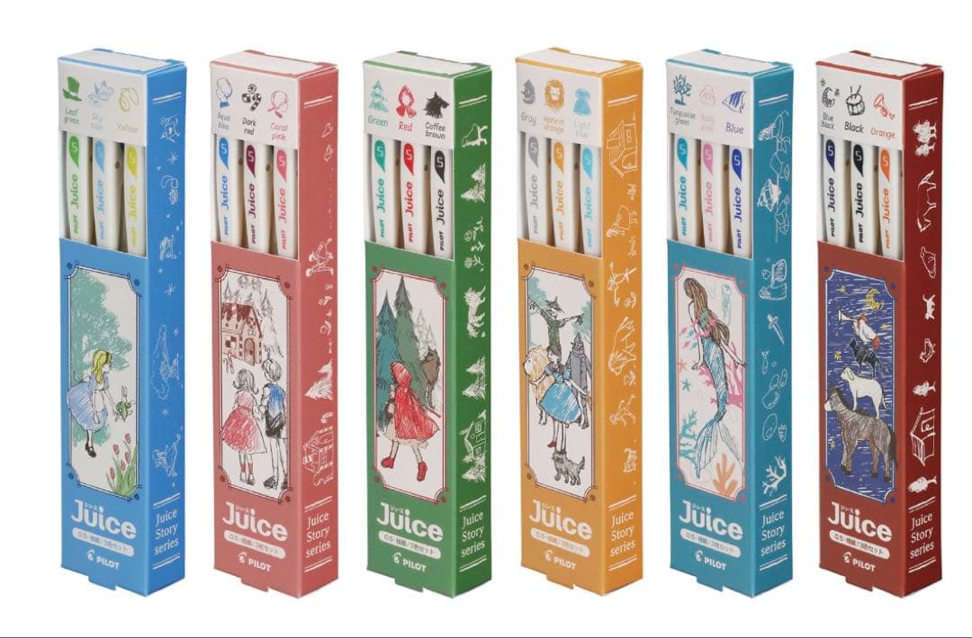 Pilot Juice Limited Story Series 10th edition ballpoint pen complete set with 18 colorful pens