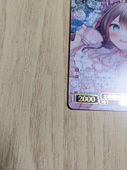 Weiss Schwarz hololive production Weiss Schwarz Hololive Natsuiro Matsuri SSP Autograph — Japanese