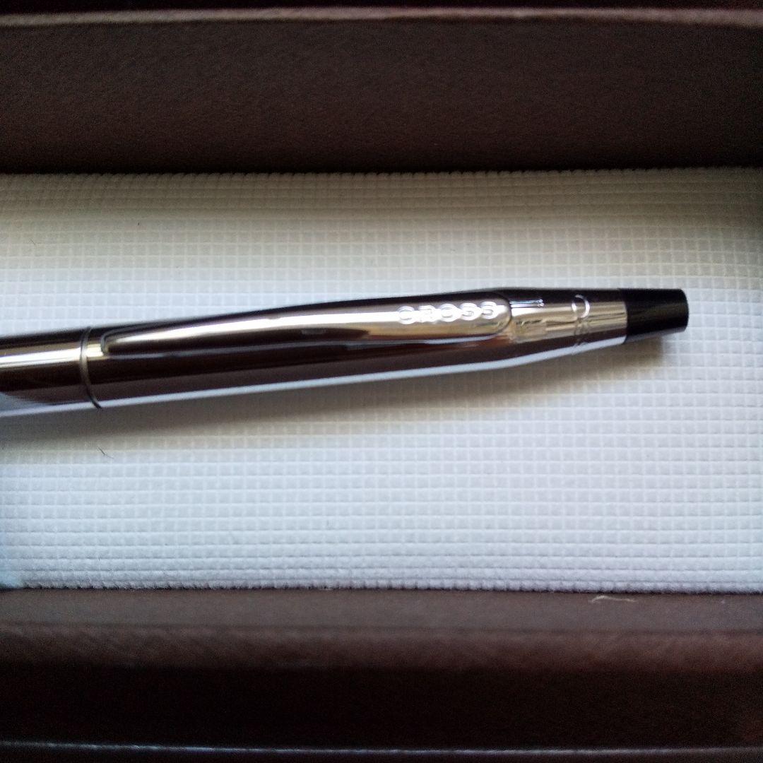 CROSS Ballpoint Pen with metal body and oil-based ink shown in simple packaging