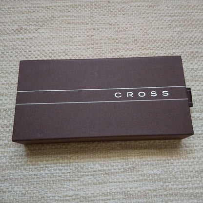 CROSS Ballpoint Pen with metal body and oil-based ink shown in simple packaging