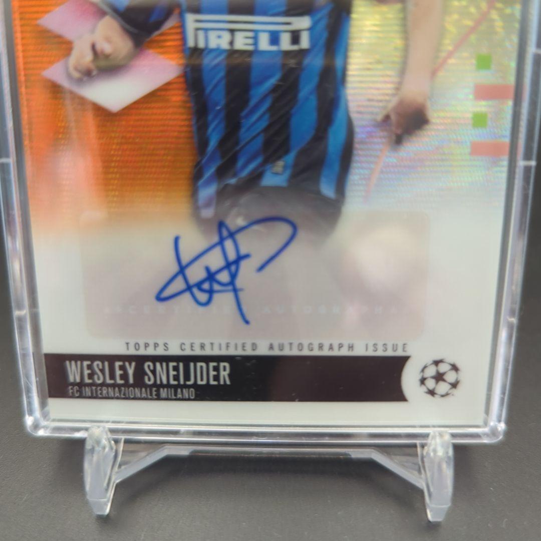 Sneijder (Wesley Sneijder) Autographed Card 25 Limited Edition — Japanese