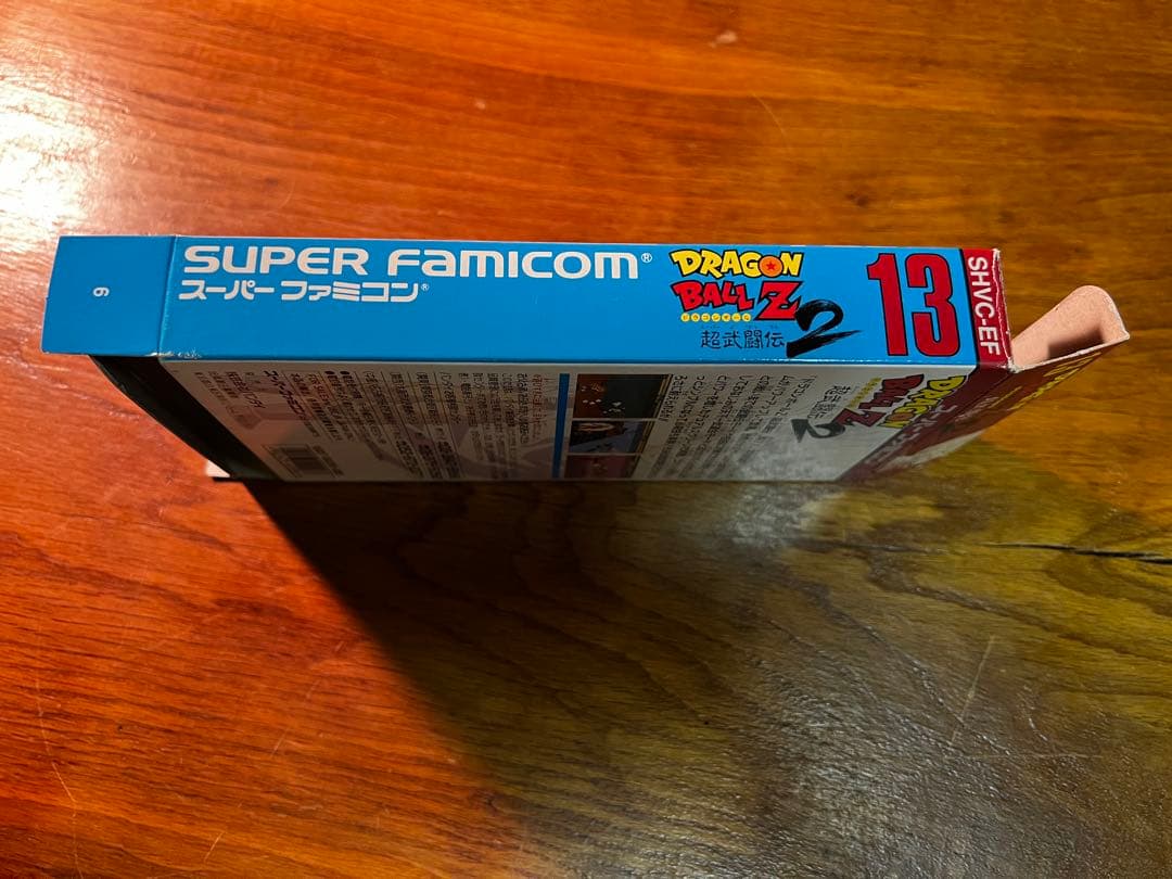 SNES Dragon Ball Z Super Butoden 2 game cartridge with box in excellent condition