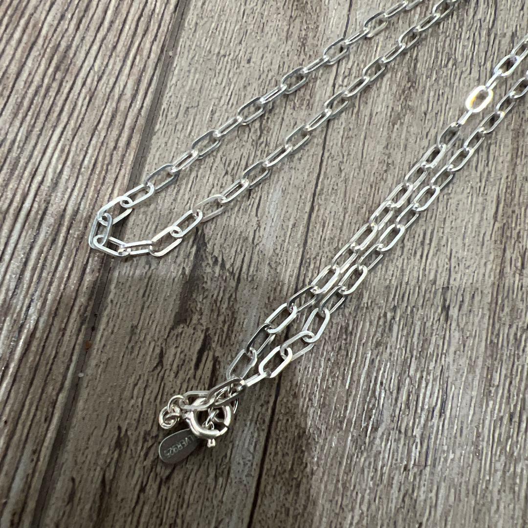Agete 925 sterling silver necklace with 59 cm length and 4.9 mm x 2.5 mm link size