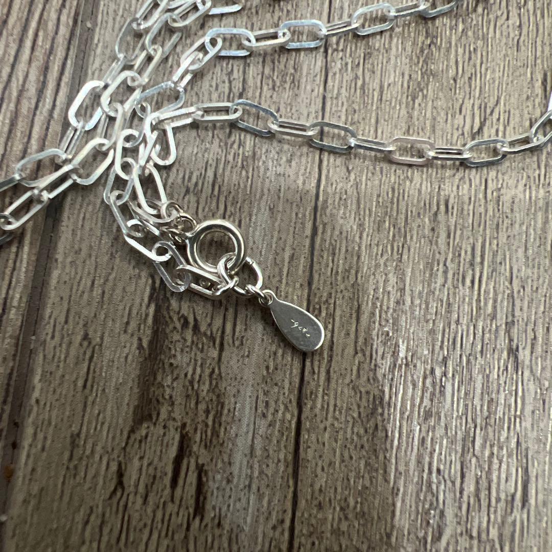 Agete 925 sterling silver necklace with 59 cm length and 4.9 mm x 2.5 mm link size