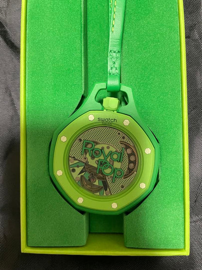 swatch Royal Pop Green Men's — Japanese