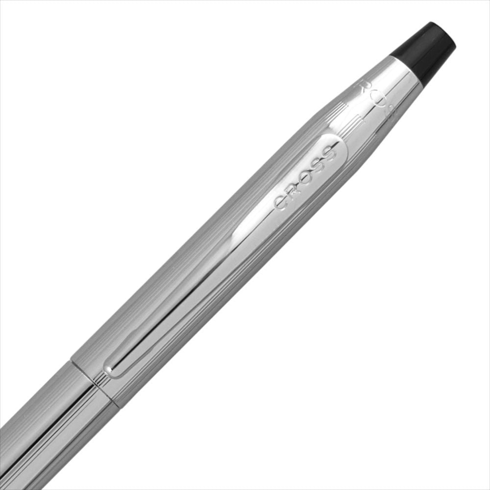 Cross Classic Century Chrome ballpoint pen 3502 with silver barrel and black ink refill