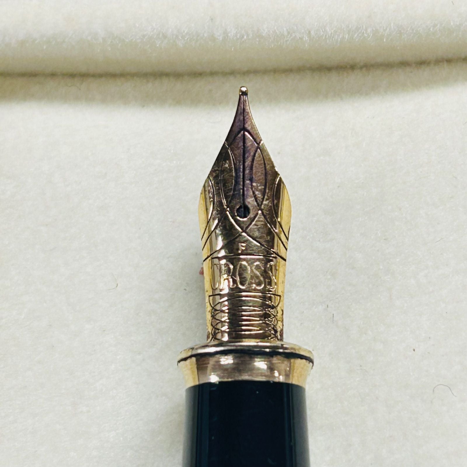 Antique CROSS Townsend Medalist ballpoint pen in beautiful condition shown on white background