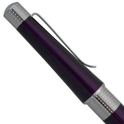 CROSS Beverly AT0492-7 ballpoint pen in deep purple with twist mechanism, 133mm length, 13mm barrel diameter