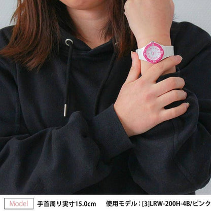 Casio - LRW-200H-2B Watch for Women with Date and Rotating Bezel — Japan Import