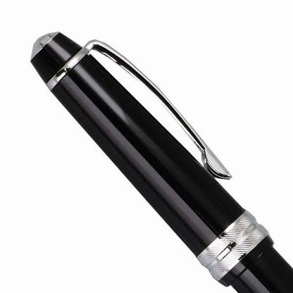 Cross Bailey Light black ballpoint pen with glossy resin body and chrome fittings