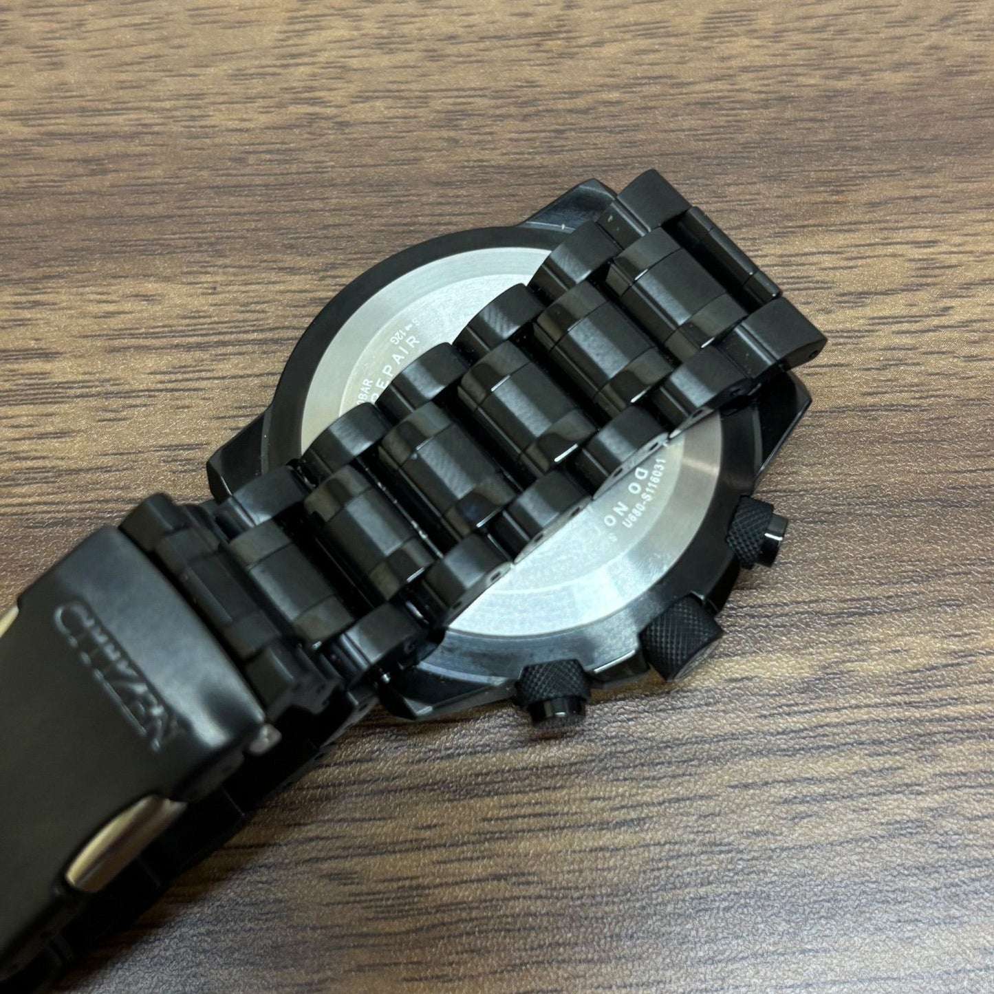 Citizen Promaster Eco-Drive Skyhawk JY8075-51E watch with round stainless steel case and sapphire glass