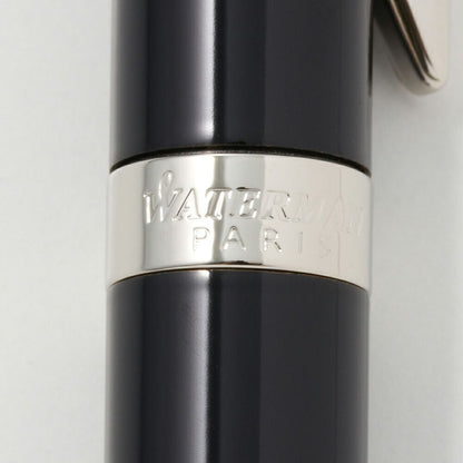 Waterman Metropolitan Essential black ballpoint pen with chrome trim and comfortable grip