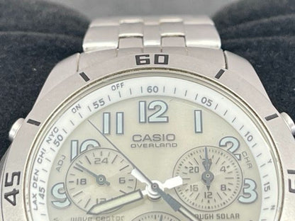 CASIO OVW-600 Solar Men's Watch — Japanese
