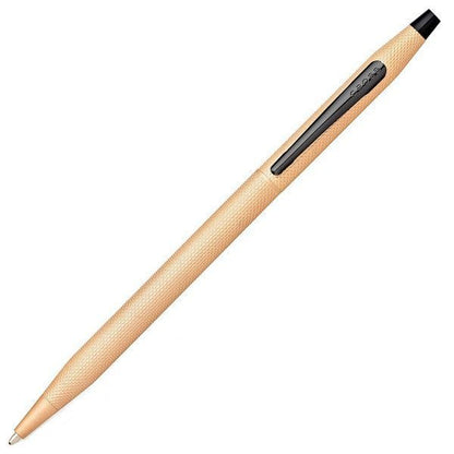 CROSS Classic Century ballpoint pen in brushed rose gold with twist mechanism and sleek design