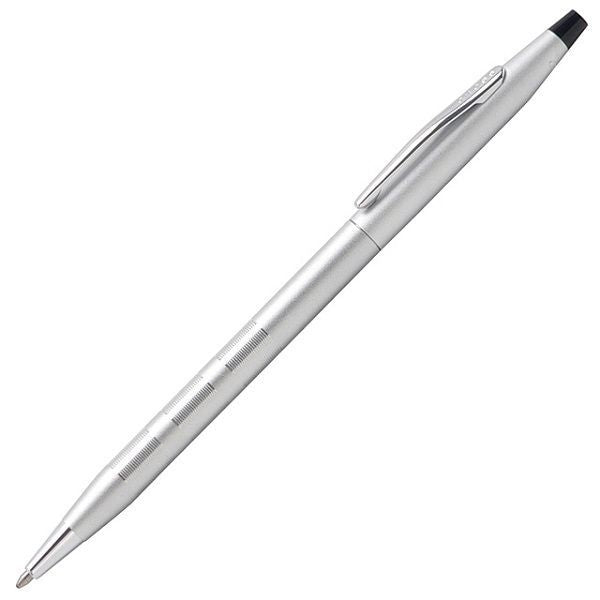 Kuro Cross Century Brush oil-based ballpoint pen with chrome barrel and twist mechanism, tip size 0.5 mm