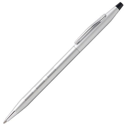 Kuro Cross Century Brush oil-based ballpoint pen with chrome barrel and twist mechanism, tip size 0.5 mm