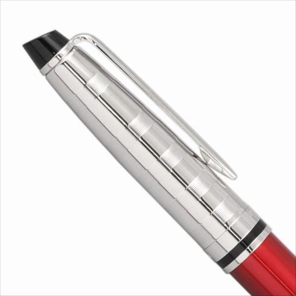 WATERMAN Expert DX Dark Red fountain pen with Medium nib and silver trim