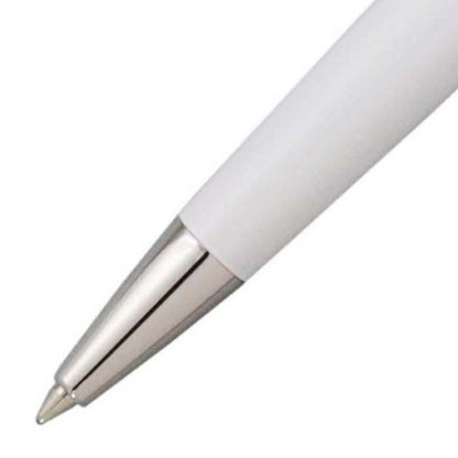 Waterman Metropolitan Essential White CT ballpoint pen with silver trim and sleek white barrel