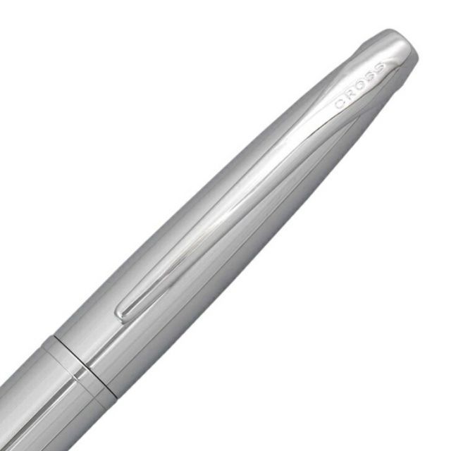 CROSS ATX882-2 Pure Chrome Ballpoint Pen with 138mm length and polished chrome finish