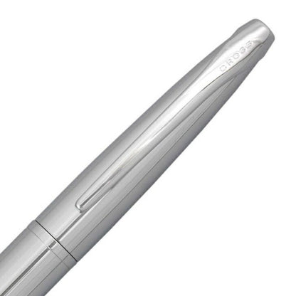 CROSS ATX882-2 Pure Chrome Ballpoint Pen with 138mm length and polished chrome finish