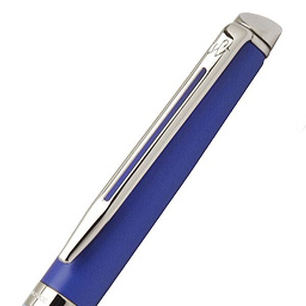 Waterman Metropolitan Essential blue oil-based ballpoint pen with black fine tip refill model 2180129