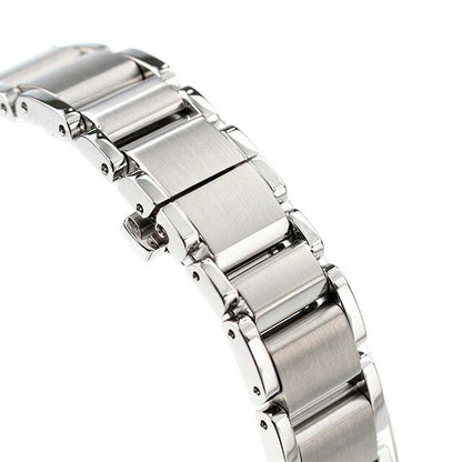 Citizen L EM1060-87N ladies wristwatch with shell dial and silver stainless steel split pipe band