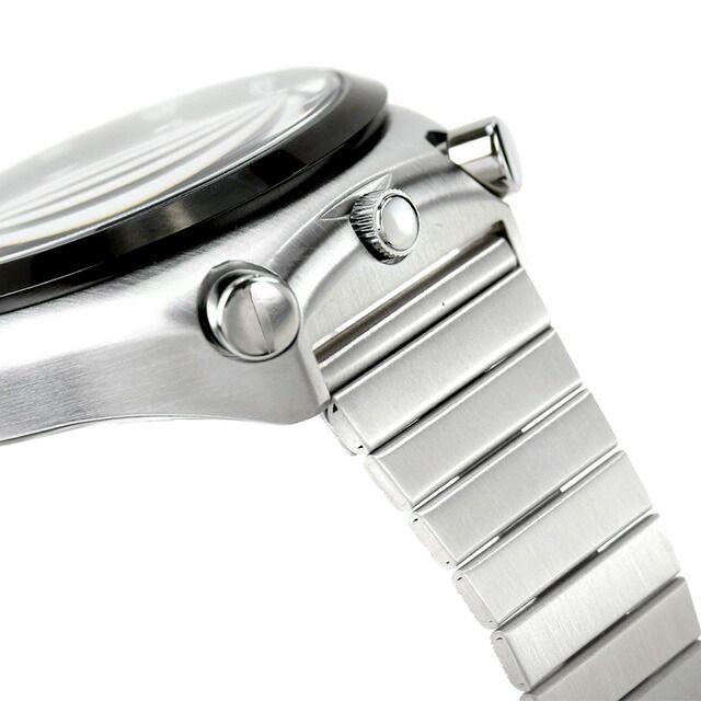 Citizen Tuno Chrono Watch AN3660-81E with black dial and silver stainless steel slide band