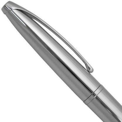 Limited Quantity Cross gift set roll ball pen with pure chrome barrel and water-based select tip