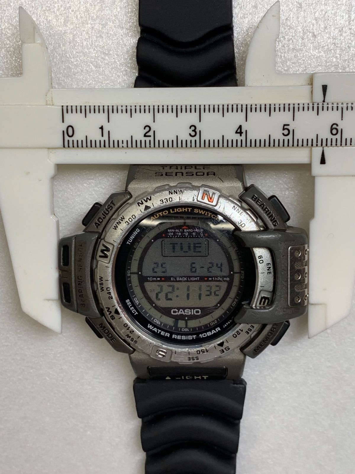 CASIO PRT-400 Digital Men's Watch — Japanese