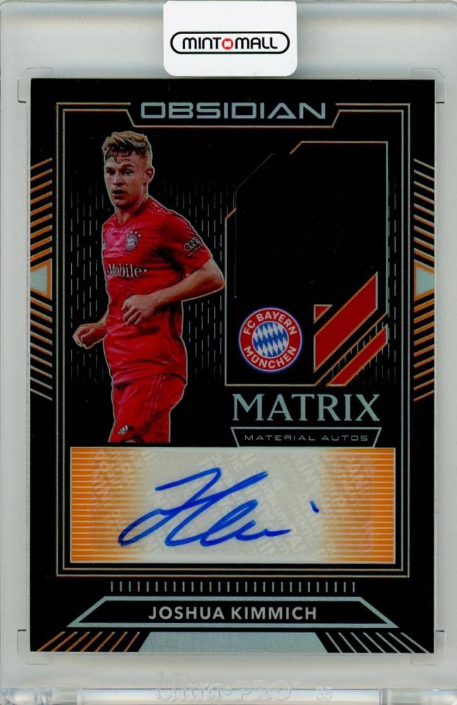 2019-20 Panini Obsidian Joshua Kimmich Matrix Material Autos Electric Etch Orange 8/50 trading card