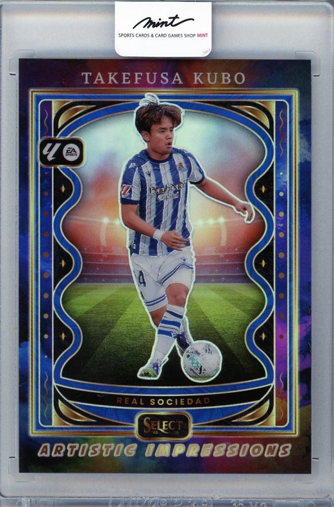 2025-26 PANINI SELECT La Liga Takefusa Kubo ARTISTIC IMPRESSIONS #22 Real Sociedad trading card