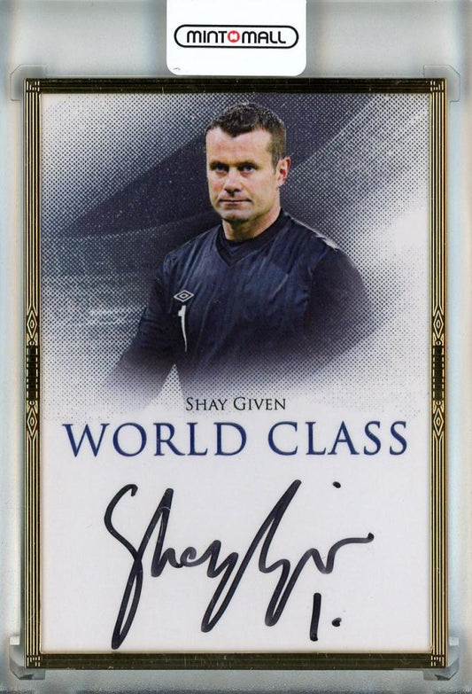 2025 Futera Incredible Shay Given Autographed World Class card model WCL1103/04 in unused condition