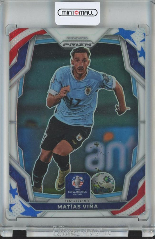 2024 Panini Prizm Copa America Matias Vina Stars and Stripes Prizm soccer card number 10119 of 24