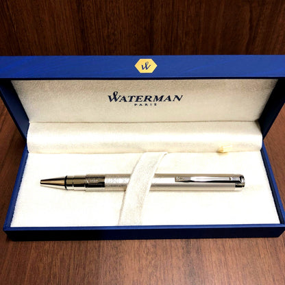 WATERMAN Perspective Decoration Champagne CT metal ballpoint pen with twist mechanism and champagne finish