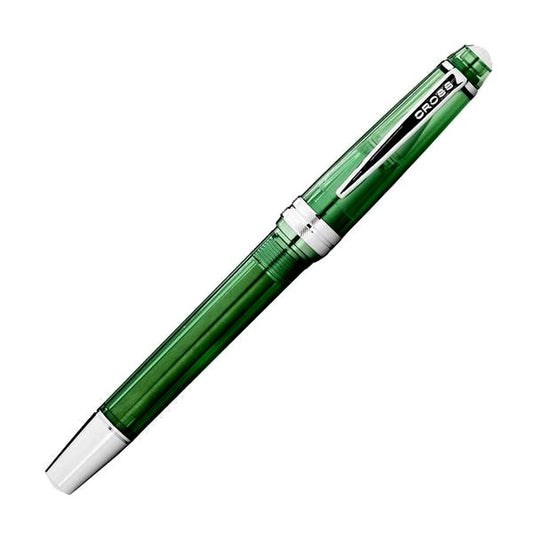 Cross Bailey Light Cream Soda Collection ballpoint pen NAT0742-19 with clear resin body and chrome-plated accents