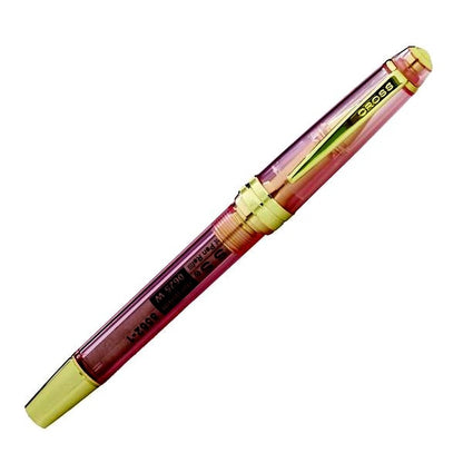Cross Bailey Light Cream Soda Collection ballpoint pen NAT0742-20 with transparent resin and gold-plated accents