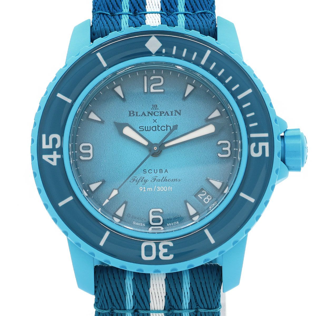 swatch Fifty Fathoms Scuba SO35L400 Automatic Men's — Japanese