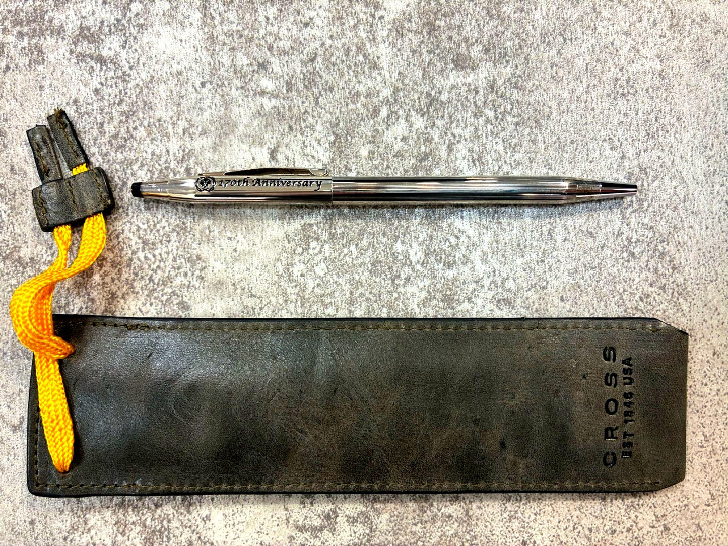 Seiji Silver 925 Ballpoint Pen with case and accessories, new and unused Japan import