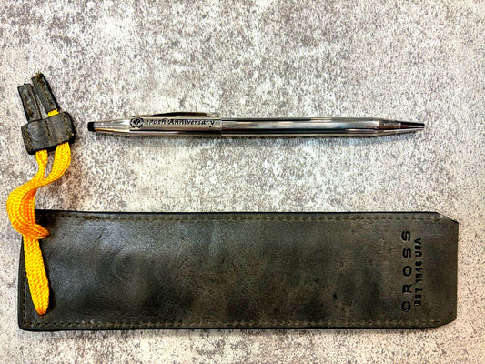 Seiji Silver 925 Ballpoint Pen with case and accessories, new and unused Japan import