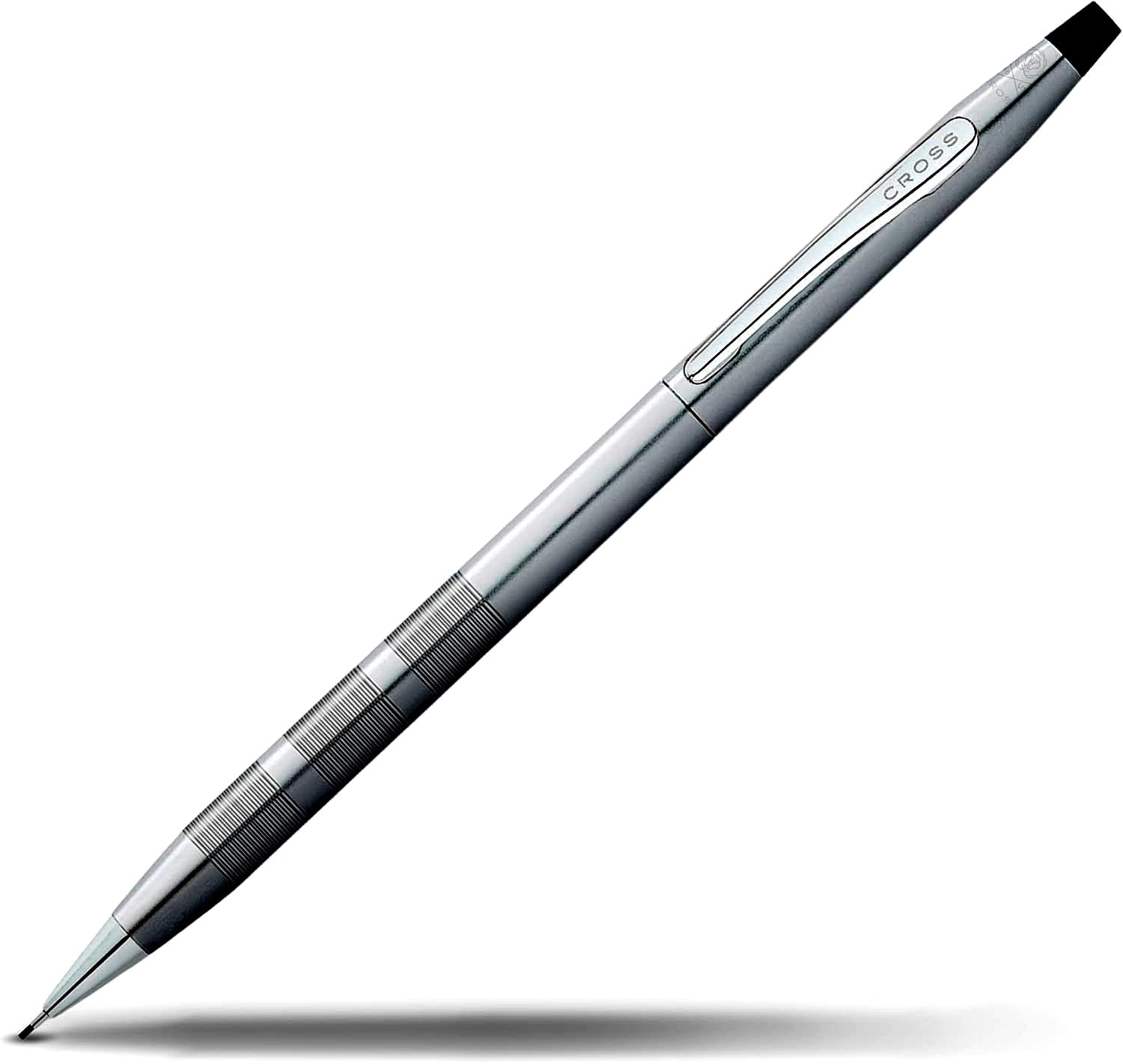 Cross Classic Century mechanical pencil with 0.7mm nib in satin chrome finish, Japan import