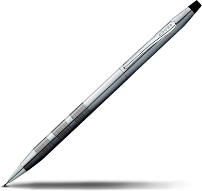 Cross Classic Century mechanical pencil with 0.7mm nib in satin chrome finish, Japan import
