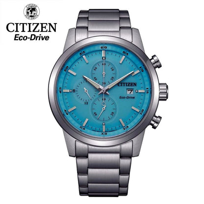 Citizen Eco-Drive CA0748 men's wristwatch with 42mm stainless steel case and adjustable stainless steel band