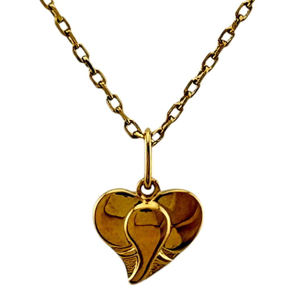 Mikimoto ladies 18K yellow gold elephant necklace weighing 2.8g made in Japan