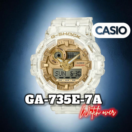 CASIO GA-735E-7A Digital Men's Watch — Japanese