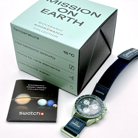 swatch Mission on Earth Quartz Men's — Japanese