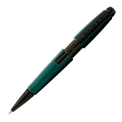 Cross Edgy Water-Based Pen Model NAT0555-13 in matte green lacquer with slide-open mechanism