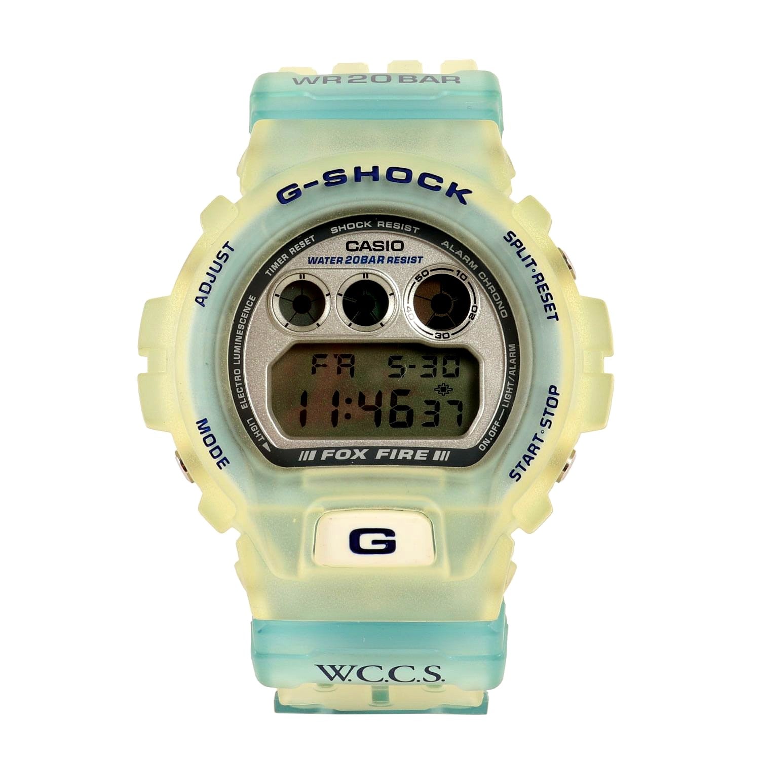 Casio G-SHOCK DW-6900WC-2AT Skeleton Clear Blue wristwatch Japan import with digital display