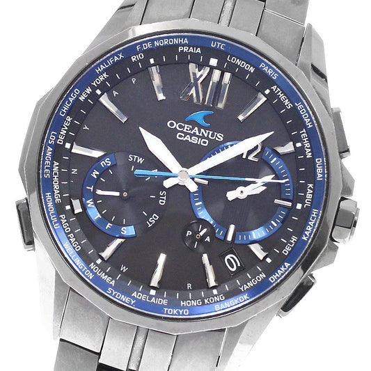 CASIO OCW-S3400B-1AJF Solar Men's Watch — Japanese