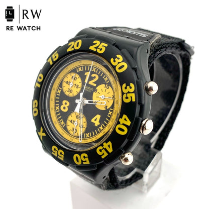 swatch AG 1995 25th Anniversary Chronograph Analog Men's — Japanese